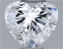 Natural Diamond 0.30 Carats, Heart with  Cut, E Color, VS2 Clarity and Certified by GIA