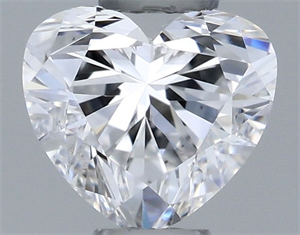 Picture of Natural Diamond 0.30 Carats, Heart with  Cut, E Color, VS2 Clarity and Certified by GIA