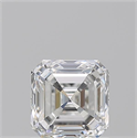 Diamante Natural 1.06 quilates, Asscher , Color F, claridad VVS1 y certificado GIA