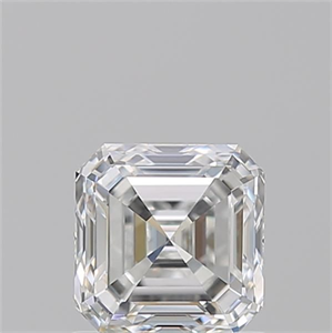 Foto Diamante Natural 1.06 quilates, Asscher , Color F, claridad VVS1 y certificado GIA de