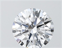 Lab Grown Diamond 1.26 Carats, Round with Ideal Cut, D Color, VVS2 Clarity and Certified by IGI