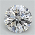 Del inventario de diamantes de laboratorio, 0.90 quilates, Redondo , Color D, claridad VS2 y certificado IGI