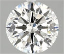 Natural Diamond 2.50 Carats, Round with Excellent Cut, F Color, VS2 Clarity and Certified by IGI