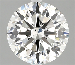 Picture of Natural Diamond 2.50 Carats, Round with Excellent Cut, F Color, VS2 Clarity and Certified by IGI