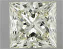 Diamante Natural 0.81 quilates, Princesa , Color M, claridad VVS2 y certificado IGI