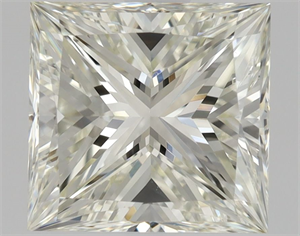 Foto Diamante Natural 1.50 quilates, Princesa , Color K, claridad VS1 y certificado GIA de
