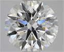 Natural Diamond 2.31 Carats, Round with Excellent Cut, F Color, SI1 Clarity and Certified by GIA