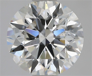 Picture of Natural Diamond 2.31 Carats, Round with Excellent Cut, F Color, SI1 Clarity and Certified by GIA