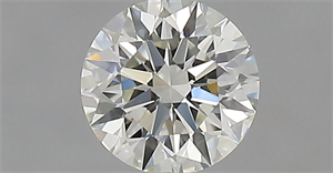 Picture of Natural Diamond 0.50 Carats, Round with Excellent Cut, H Color, VVS1 Clarity and Certified by IGI