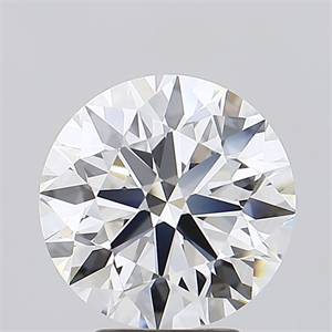 Picture of Lab Grown Diamond 4.01 Carats, Round with Ideal Cut, D Color, VVS2 Clarity and Certified by IGI