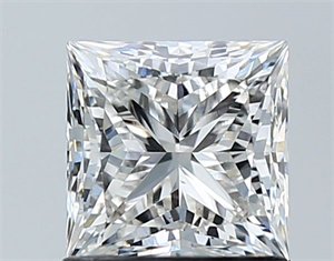 Picture of Natural Diamond 1.22 Carats, Princess with  Cut, H Color, VS2 Clarity and Certified by GIA