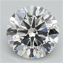 Del inventario de diamantes de laboratorio, 1.00 quilates, Redondo , Color F, claridad VVS2 y certificado IGI