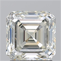 Natural Diamond 2.01 Carats, Asscher with  Cut, K Color, VS1 Clarity and Certified by GIA