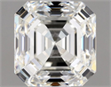 Diamante Natural 1.01 quilates, Asscher , Color J, claridad VS1 y certificado GIA