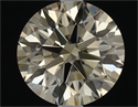 Natural Diamond 1.09 Carats, Round with Excellent Cut, M Color, VS1 Clarity and Certified by HRD