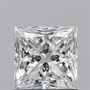 Picture of Natural Diamond 1.20 Carats, Princess with  Cut, I Color, VVS1 Clarity and Certified by GIA