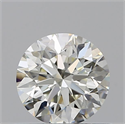 Diamante Natural 0.58 quilates, Redondo , Color K, claridad VVS1 y certificado GIA