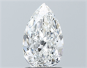 Natural Diamond 1.00 Carats, Pear with  Cut, E Color, VS2 Clarity and Certified by GIA