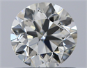 Natural Diamond 0.70 Carats, Round with Very Good Cut, J Color, IF Clarity and Certified by GIA