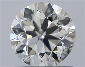 Picture of Natural Diamond 0.70 Carats, Round with Very Good Cut, J Color, IF Clarity and Certified by GIA