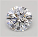 Lab Grown Diamond 1.13 Carats, Round with Ideal Cut, D Color, VVS2 Clarity and Certified by IGI