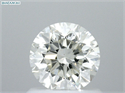 Diamante Natural 0.92 quilates, Redondo , Color J, claridad SI1 y certificado GIA