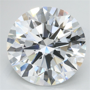 Picture of Lab Grown Diamond 4.49 Carats, Round with Excellent Cut, D Color, IF Clarity and Certified by GIA
