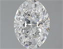 Natural Diamond 1.20 Carats, Oval with  Cut, F Color, VS2 Clarity and Certified by GIA