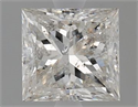 Natural Diamond 1.31 Carats, Princess with  Cut, I Color, I1 Clarity and Certified by IGI