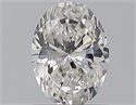 Natural Diamond 0.76 Carats, Oval with  Cut, E Color, VS2 Clarity and Certified by GIA