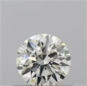Natural Diamond 0.40 Carats, Round with Excellent Cut, I Color, SI1 Clarity and Certified by IGI