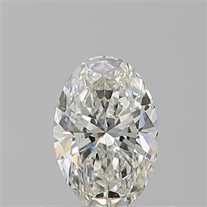 Foto Diamante Natural 0.51 quilates, Ovalado , Color I, claridad SI2 y certificado GIA de
