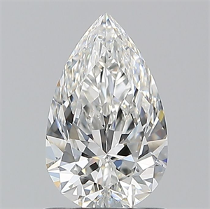 Picture of Natural Diamond 0.90 Carats, Pear with  Cut, F Color, VS1 Clarity and Certified by GIA