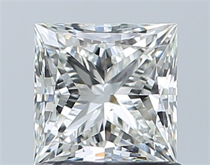 Picture of Natural Diamond 1.02 Carats, Princess with  Cut, I Color, VS2 Clarity and Certified by GIA