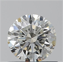 Natural Diamond 0.70 Carats, Round with Excellent Cut, J Color, VS1 Clarity and Certified by GIA