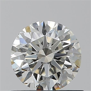 Picture of Natural Diamond 0.70 Carats, Round with Excellent Cut, J Color, VS1 Clarity and Certified by GIA