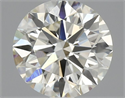 Natural Diamond 1.11 Carats, Round with Excellent Cut, H Color, VS2 Clarity and Certified by IGI