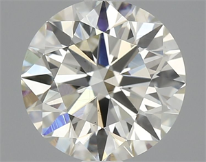 Picture of Natural Diamond 1.11 Carats, Round with Excellent Cut, H Color, VS2 Clarity and Certified by IGI