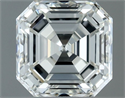 Natural Diamond 1.01 Carats, Asscher with  Cut, H Color, IF Clarity and Certified by IGI