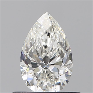 Picture of Natural Diamond 0.51 Carats, Pear with  Cut, G Color, VS1 Clarity and Certified by GIA
