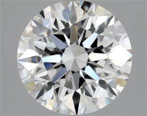 Picture of Natural Diamond 2.70 Carats, Round with Excellent Cut, D Color, VS1 Clarity and Certified by GIA