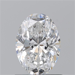 Picture of Natural Diamond 0.90 Carats, Oval with  Cut, E Color, SI1 Clarity and Certified by GIA