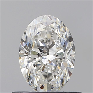 Picture of Natural Diamond 0.60 Carats, Oval with  Cut, G Color, SI1 Clarity and Certified by GIA