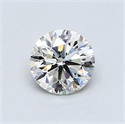 Natural Diamond 0.70 Carats, Round with Very Good Cut, I Color, VVS2 Clarity and Certified by GIA