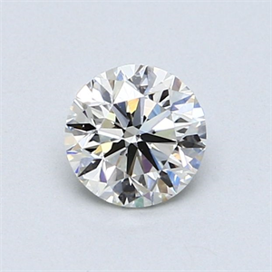 Picture of Natural Diamond 0.70 Carats, Round with Very Good Cut, I Color, VVS2 Clarity and Certified by GIA