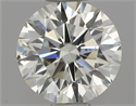 Diamante Natural 0.61 quilates, Redondo , Color L, claridad SI1 y certificado GIA