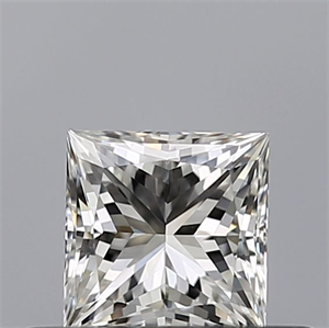 Picture of Natural Diamond 0.41 Carats, Princess with  Cut, G Color, VVS2 Clarity and Certified by GIA