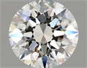 Diamante Natural 0.60 quilates, Redondo , Color I, claridad VVS2 y certificado GIA