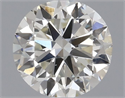 Natural Diamond 0.46 Carats, Round with Very Good Cut, H Color, VS1 Clarity and Certified by IGI