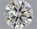 Natural Diamond 0.46 Carats, Round with Very Good Cut, H Color, VS1 Clarity and Certified by IGI